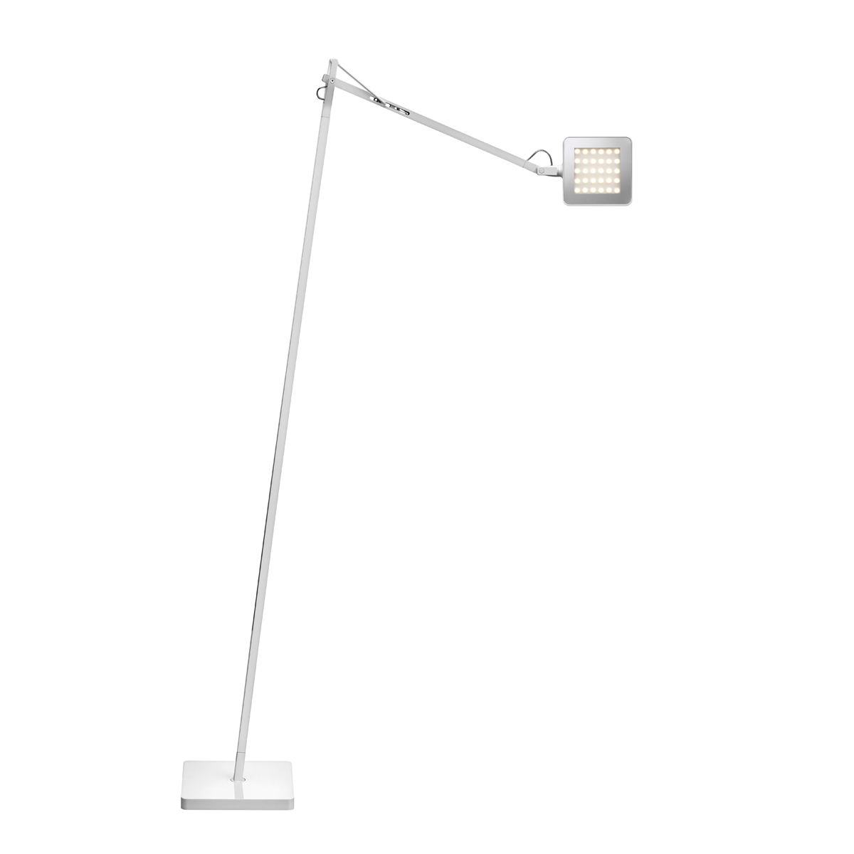 Flos Kelvin LED F Stehleuchte, weiß glänzend