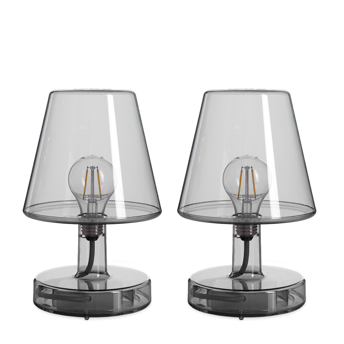 Fatboy Transloetje LED Akkuleuchte, Duo Pack, grau