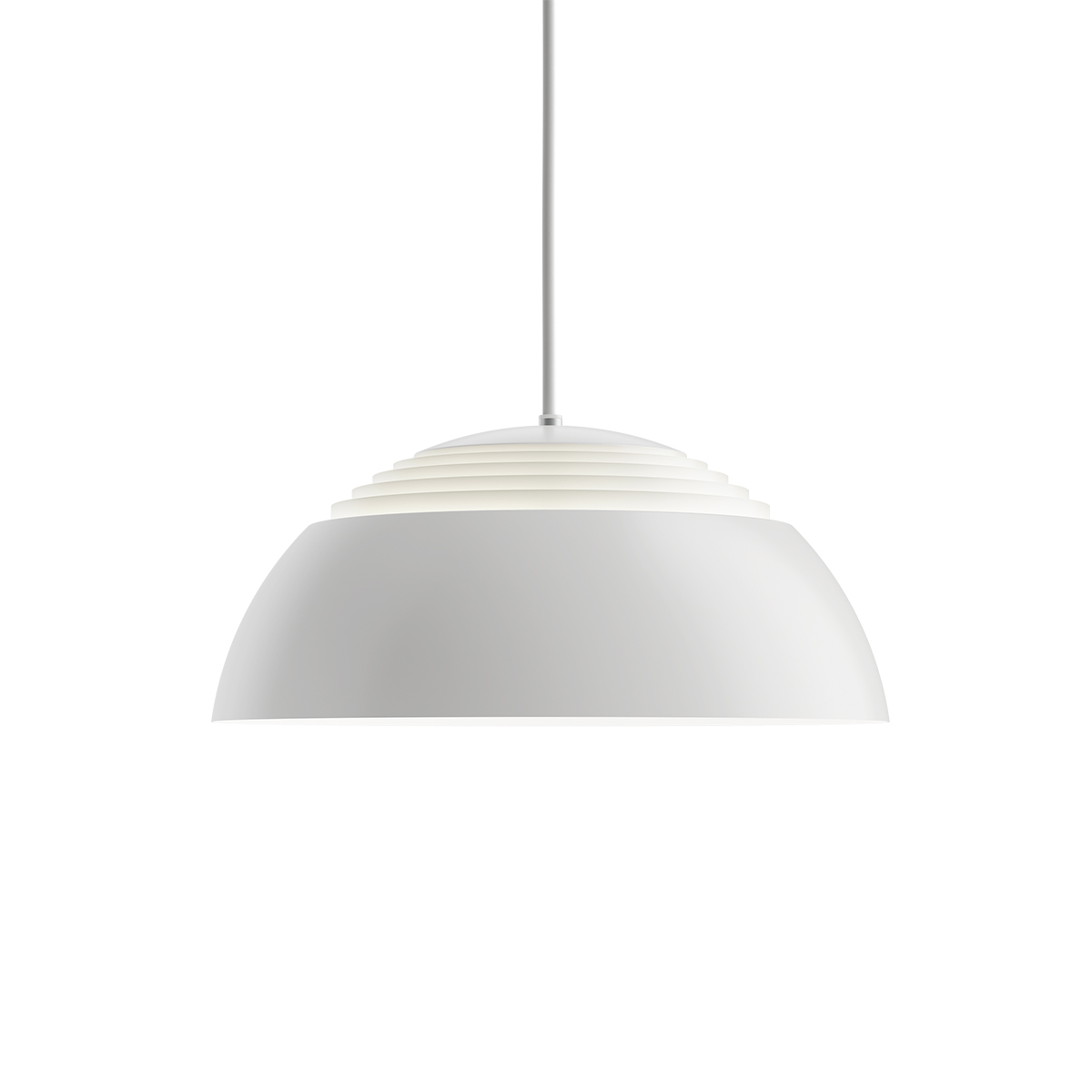 Louis Poulsen AJ Royal LED Pendelleuchte, Ø: 37 cm, weiß