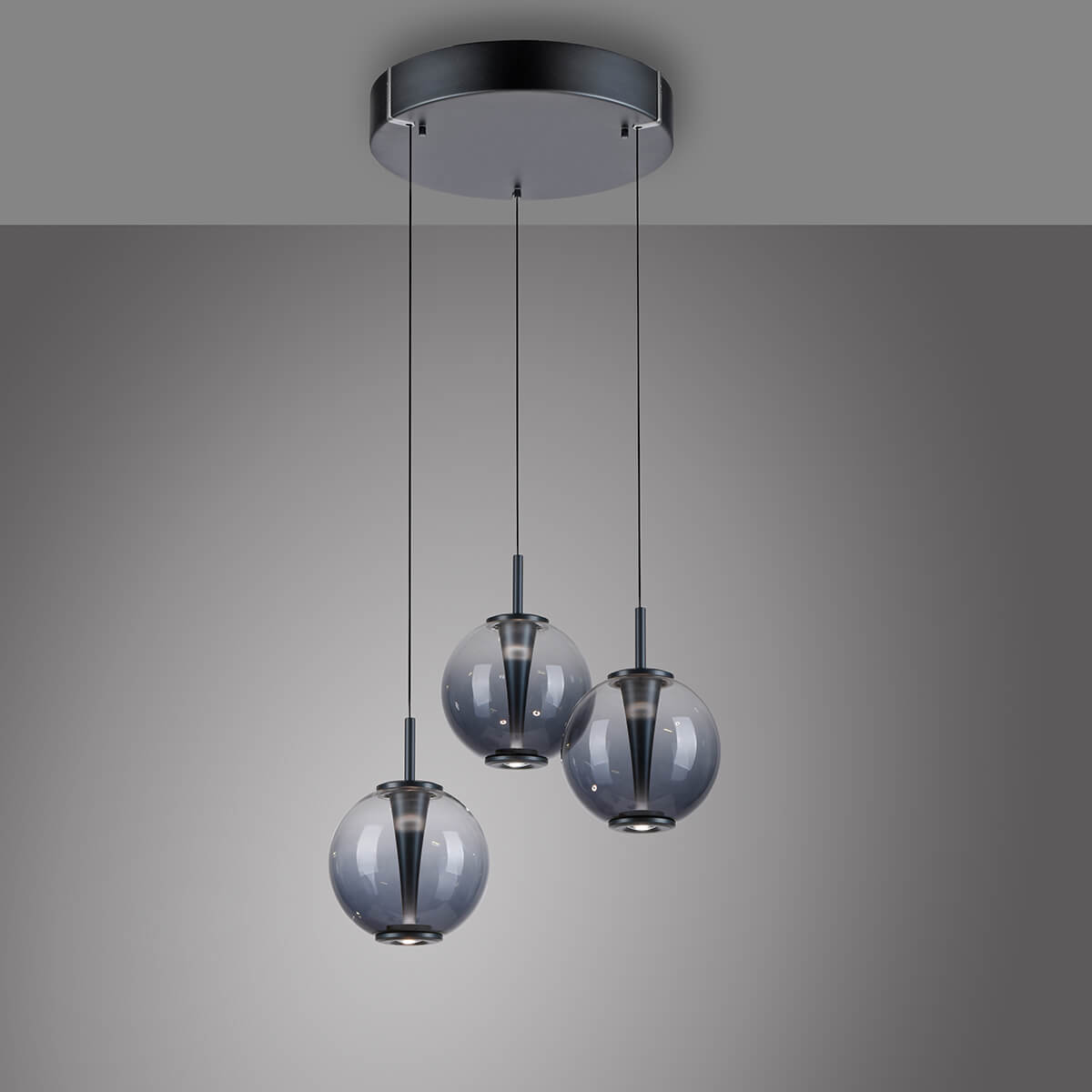 PURE E-Infinity Pendelleuchte mit e-LIFT und CCT