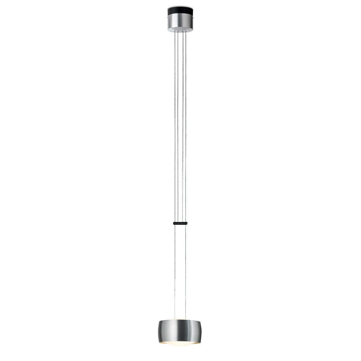 Oligo Grace LED Pendelleuchte, Tunable White, Aluminium gebürstet