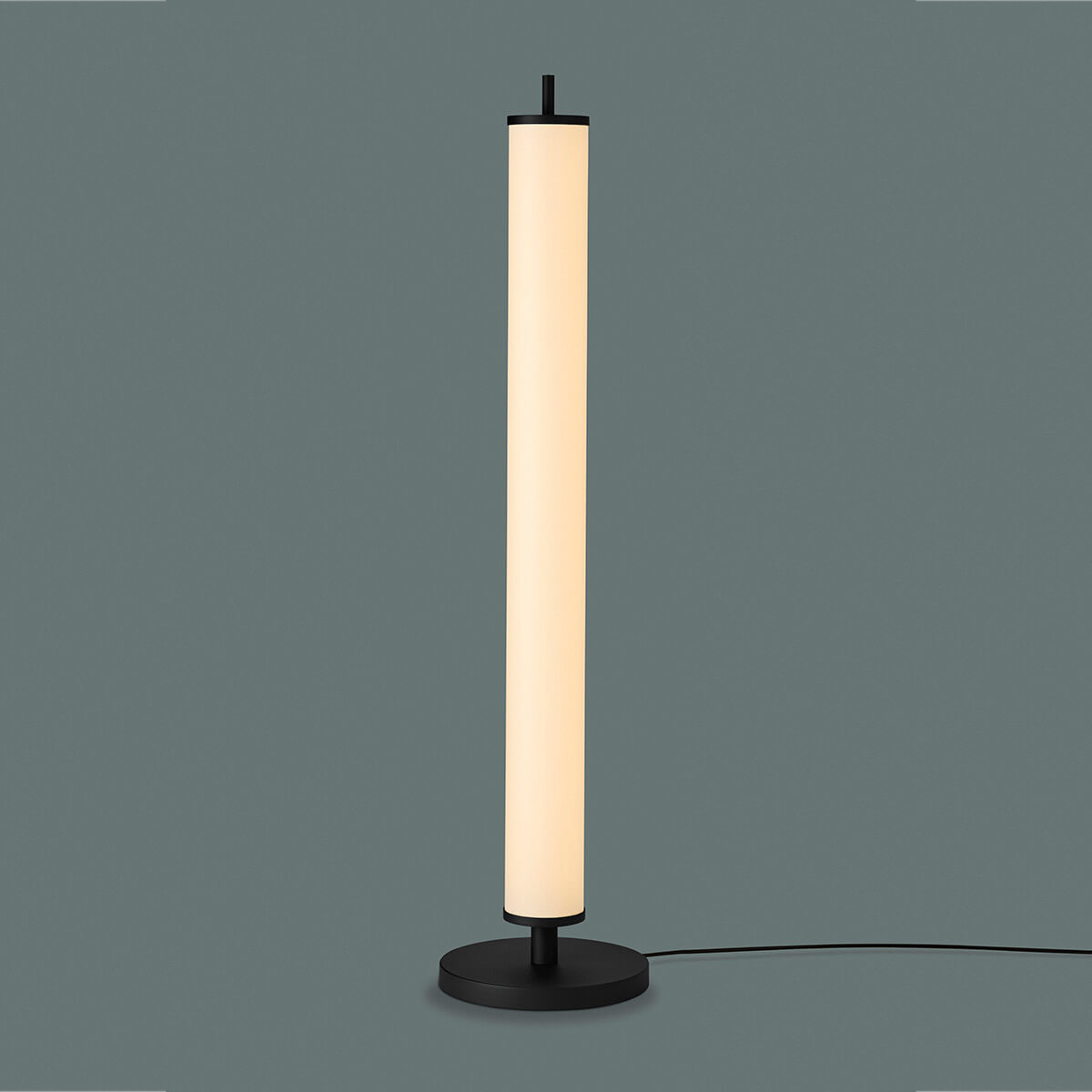 Holtkötter Fidelio LED Stehleuchte, schwarz, 1 x Opalglas matt