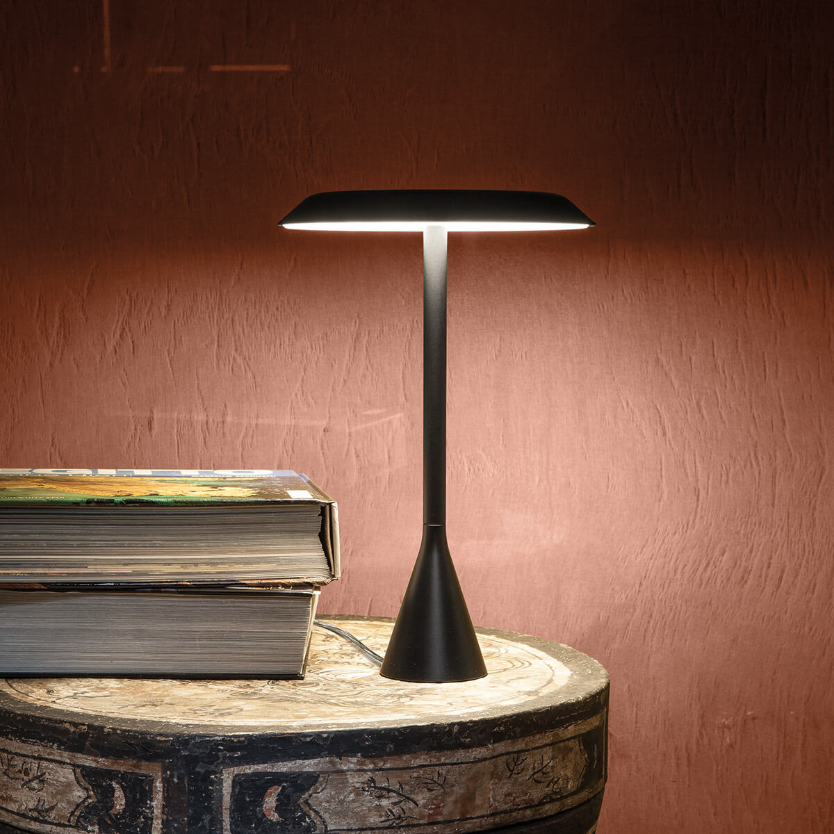 Nemo Panama Mini LED Tavolo, schwarz