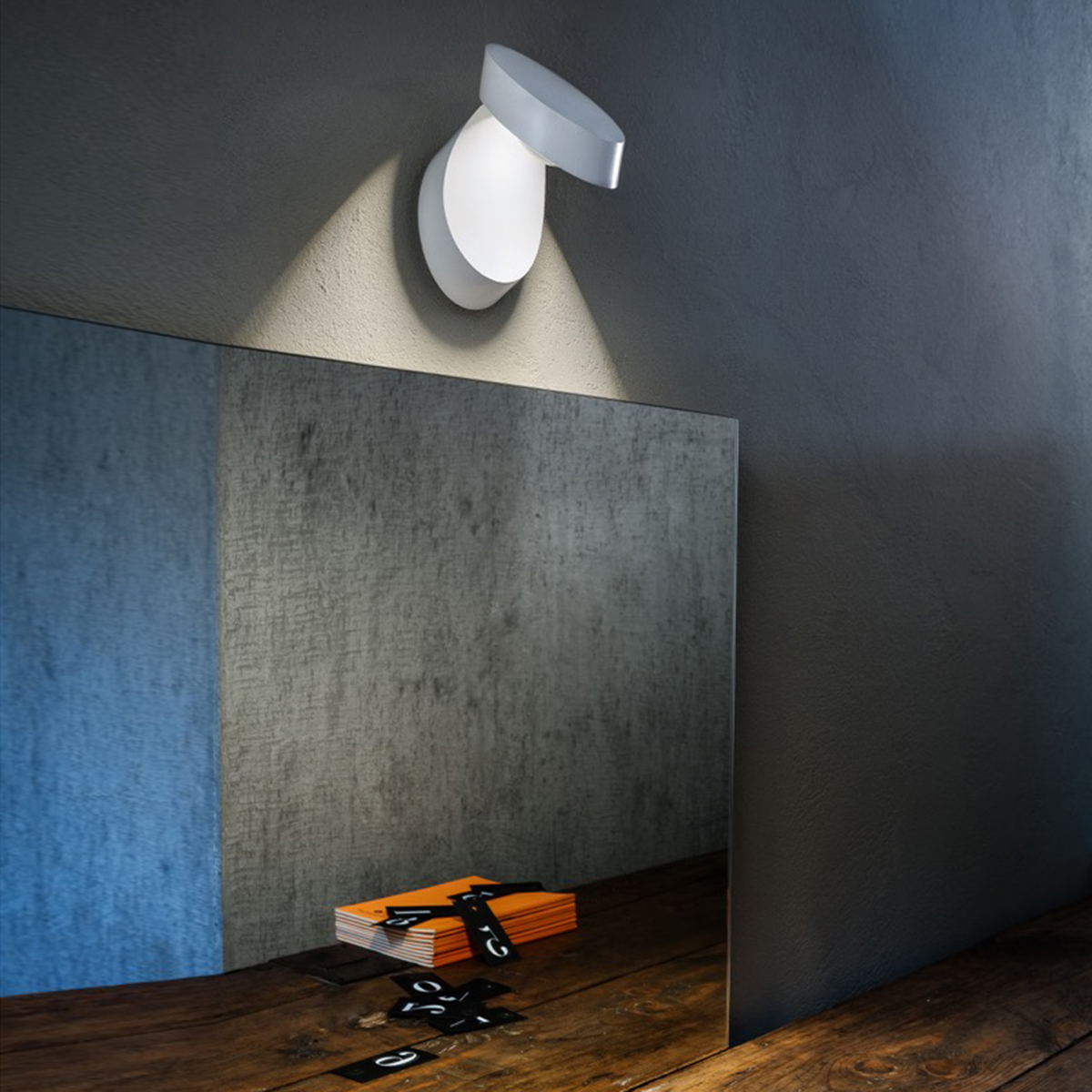 Lodes Pin-Up LED Wand- / Deckenleuchte, weiß matt, Anwendungsbild