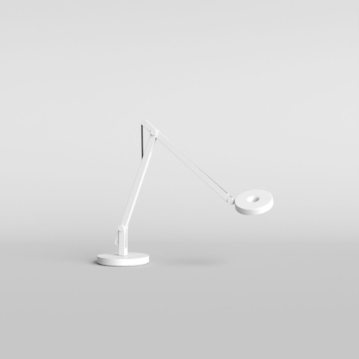 Rotaliana String T1 Mini LED Tischleuchte, weiß matt, Textilkabel: schwarz