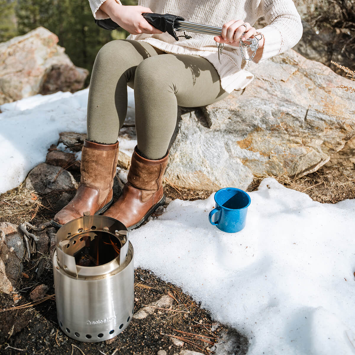 Solo Stove Campfire Campingkocher, Edelstahl