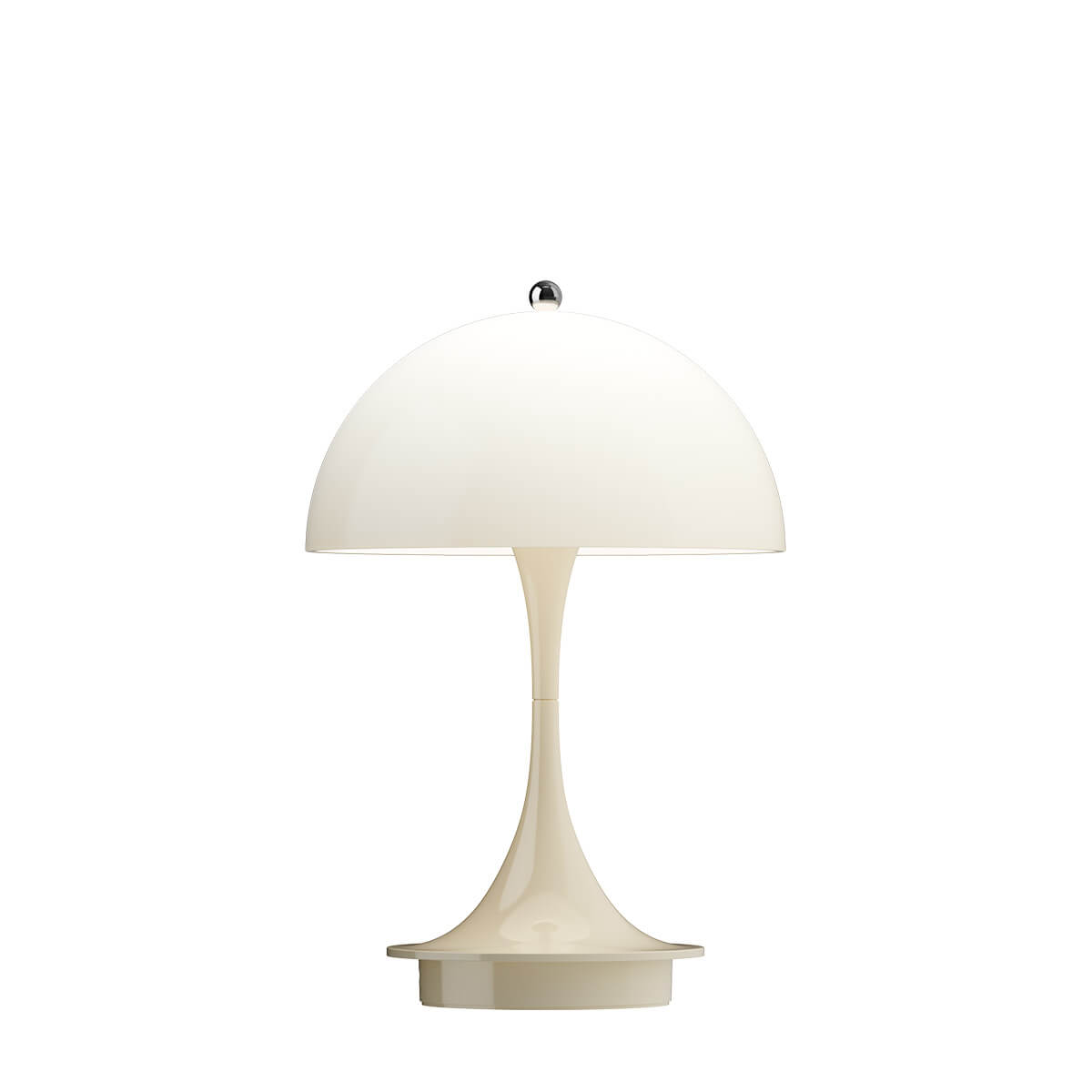 Louis Poulsen Panthella 160 Portable V3 LED Akkuleuchte, opal beige – Design by Verner Panton