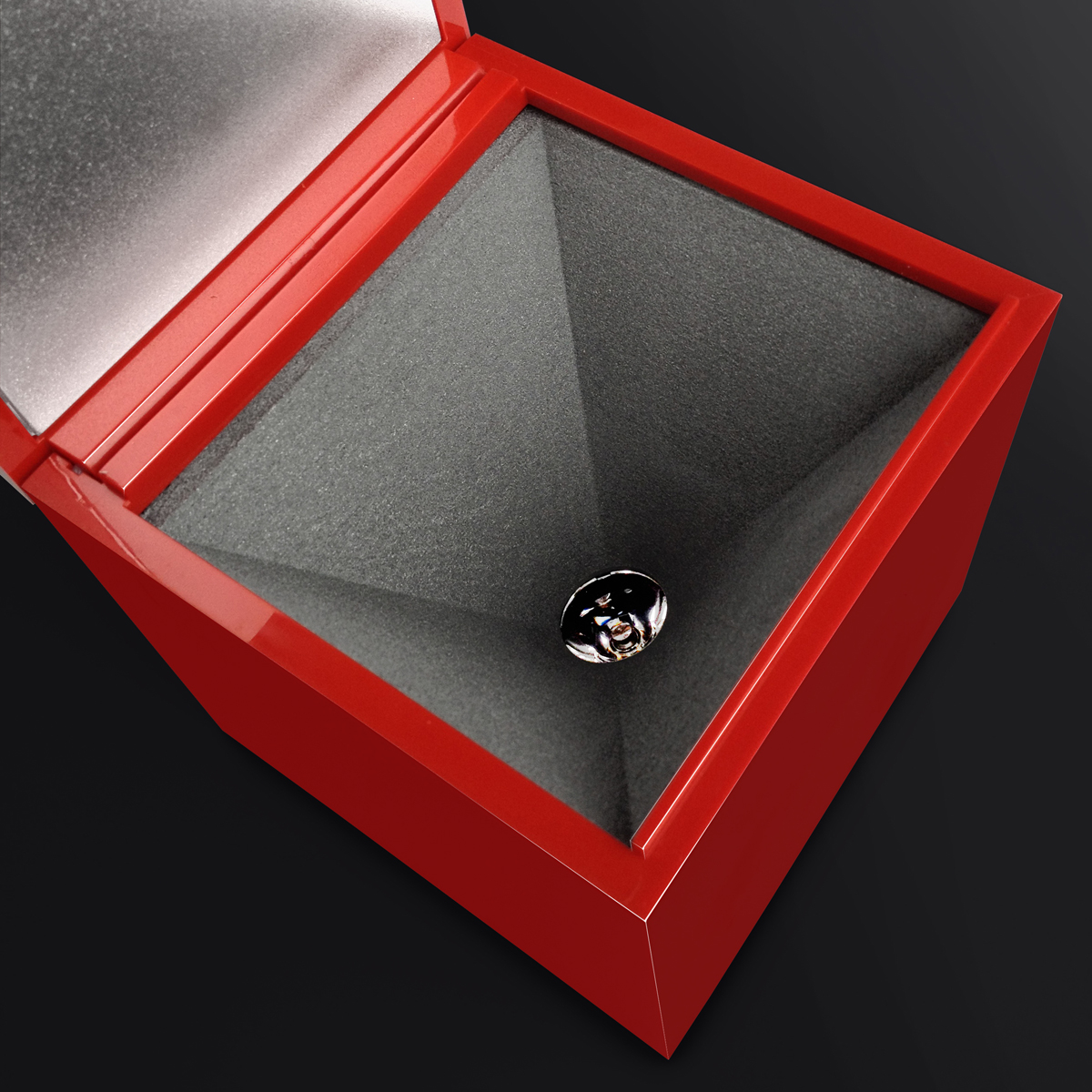 Cini & Nils Cuboluce LED Tavolo, rot