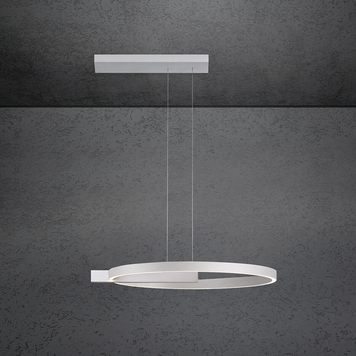 Alu geschliffen / Alu eloxal