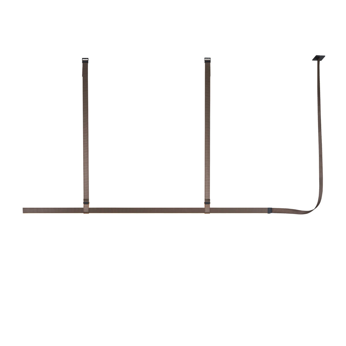 Flos Belt Fabric LED Pendelleuchte, olivgrün