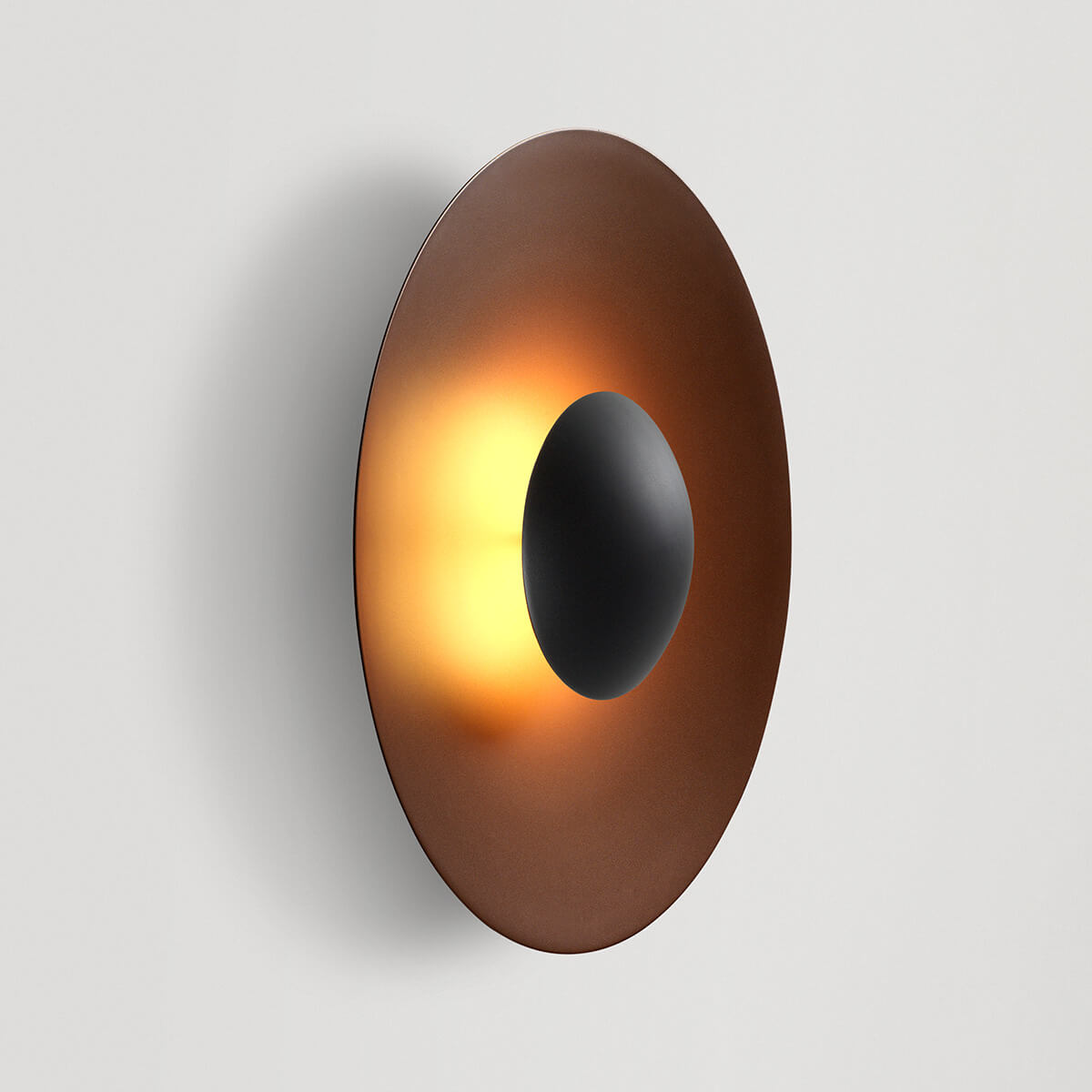 Marset Ginger 42C IP65 LED Wand- / Deckenleuchte, rostbraun