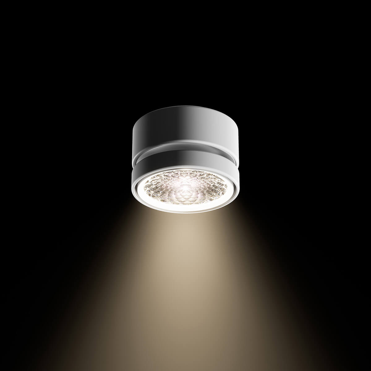 Sigor Nivo LED Deckenleuchte, schwenkbar, mattweiß