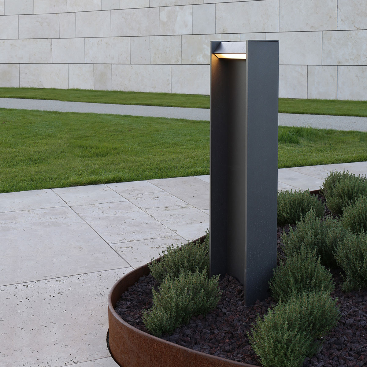 IP44.DE Slat 70 LED Pollerleuchte, anthracite (anthrazit)