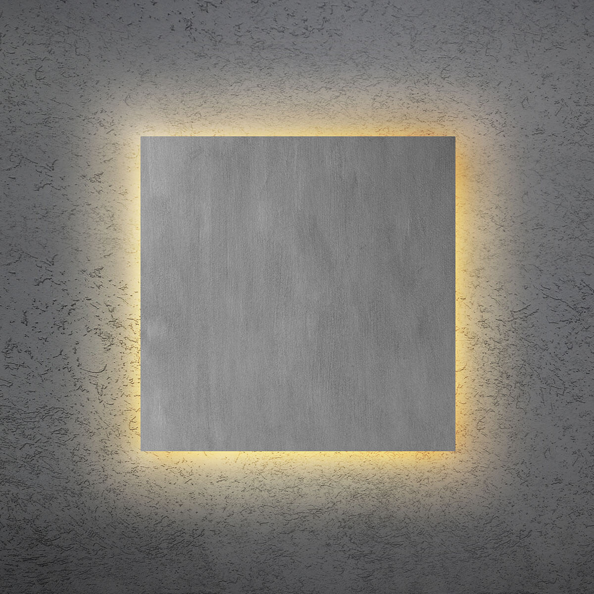 Escale Blade-Q LED Wand- / Deckenleuchte, 44 x 44 cm, mit Casambi-Modul, Betonoptik