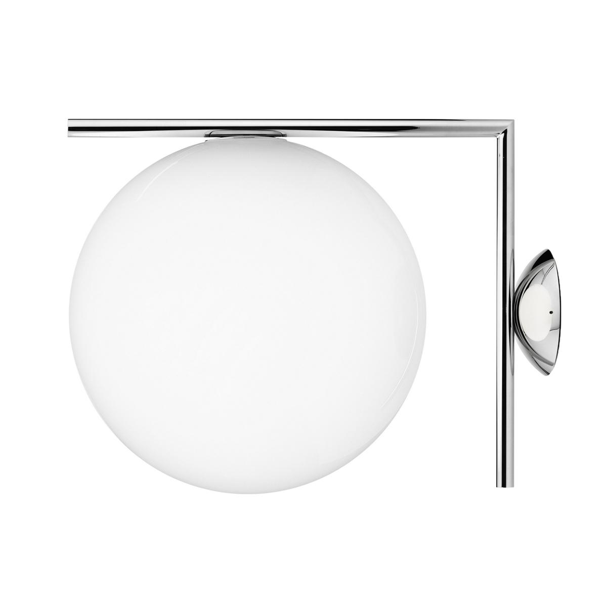 Flos IC C/W2 Wand- / Deckenleuchte, Chrom (©Piero Fasanotto)