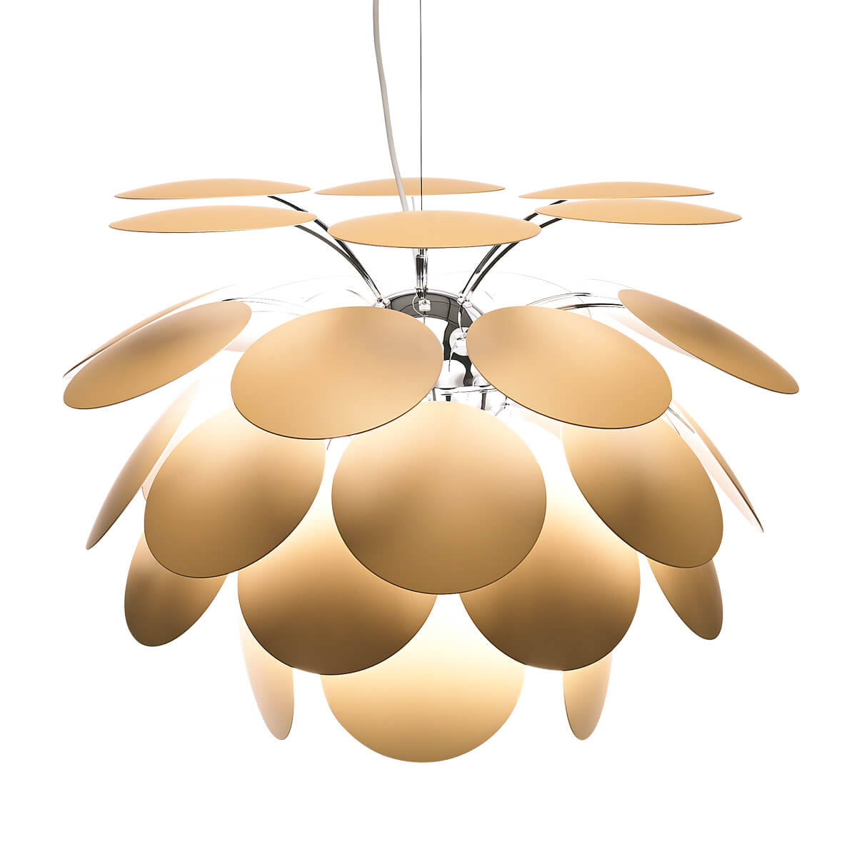 Marset Discocó 132 Pendelleuchte, beige matt