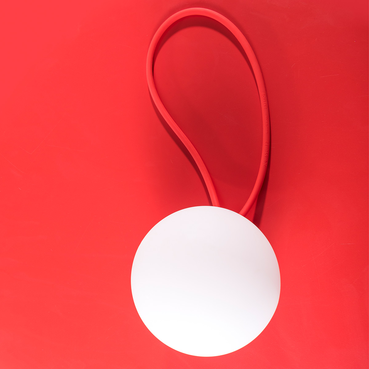 Fatboy Bolleke LED Akku-Pendelleuchte, rot