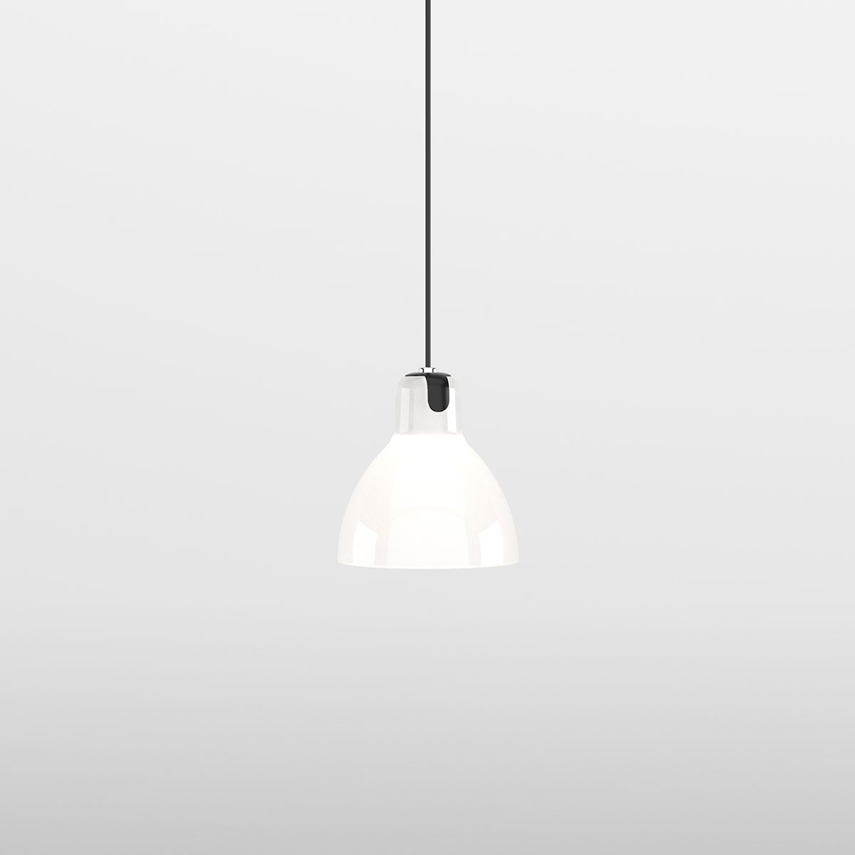 Rotaliana Luxy Glam H5 Pendelleuchte, schwarz metallic / weiß glänzend