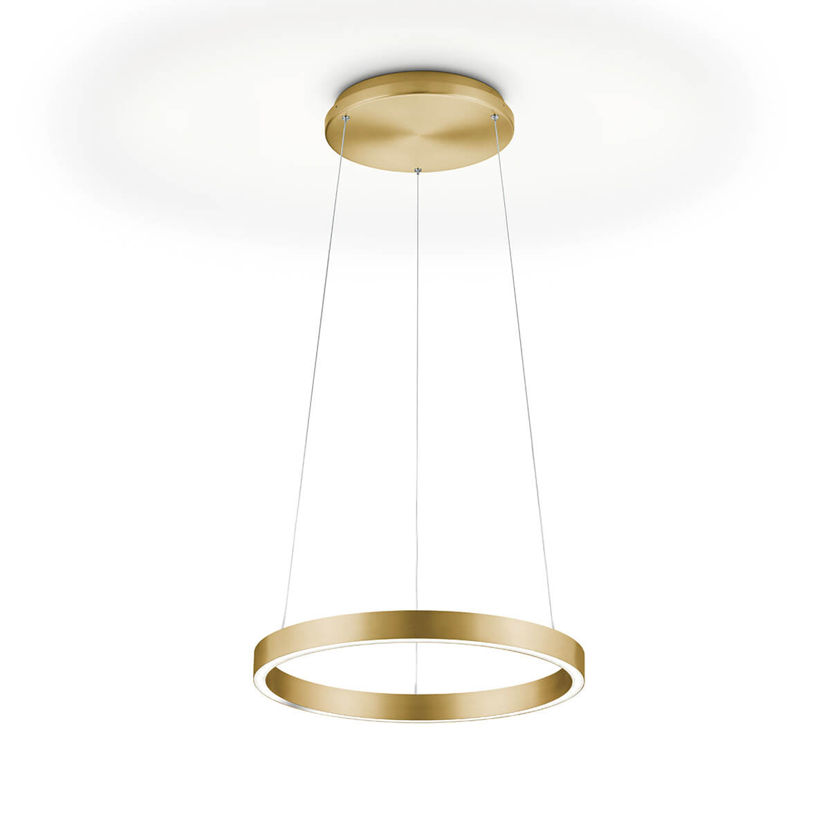 Knapstein Svea-L40 LED Pendelleuchte, Gold matt lackiert