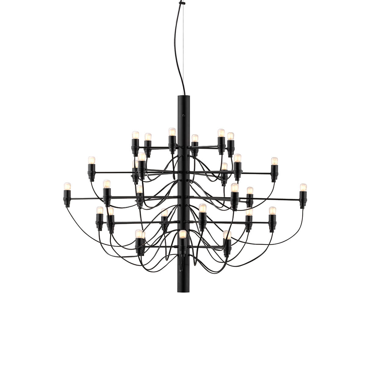 Flos 2097/30 Pendelleuchte, inkl. LED 2700 K frosted, schwarz matt (©Piero Fasanotto)
