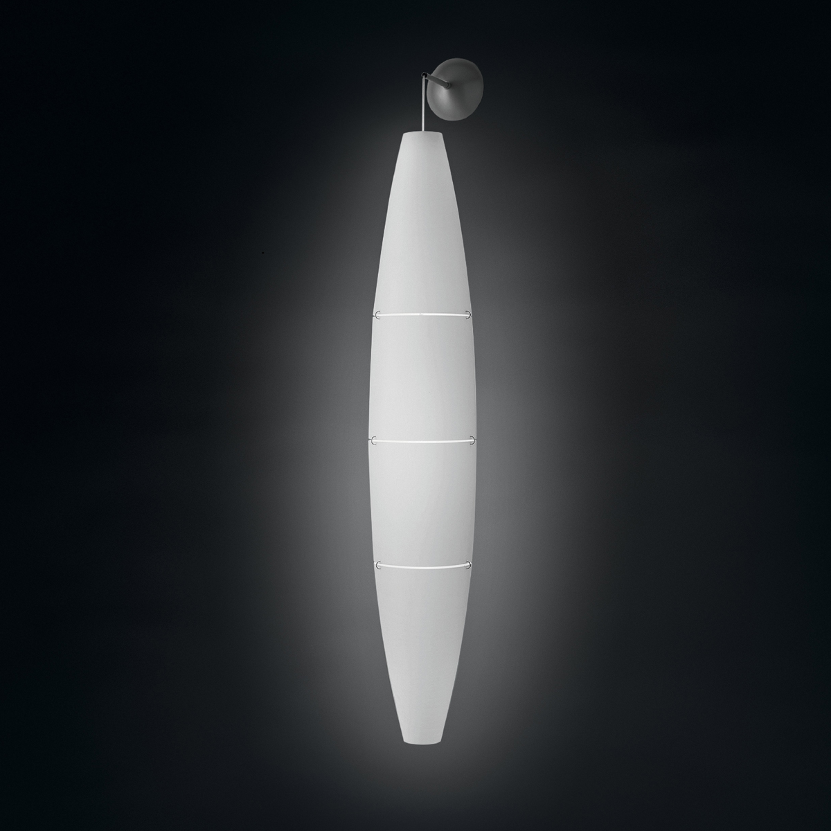 Foscarini Havana Sospensione / Parete, bianco (weiß), Montage als Wandleuchte