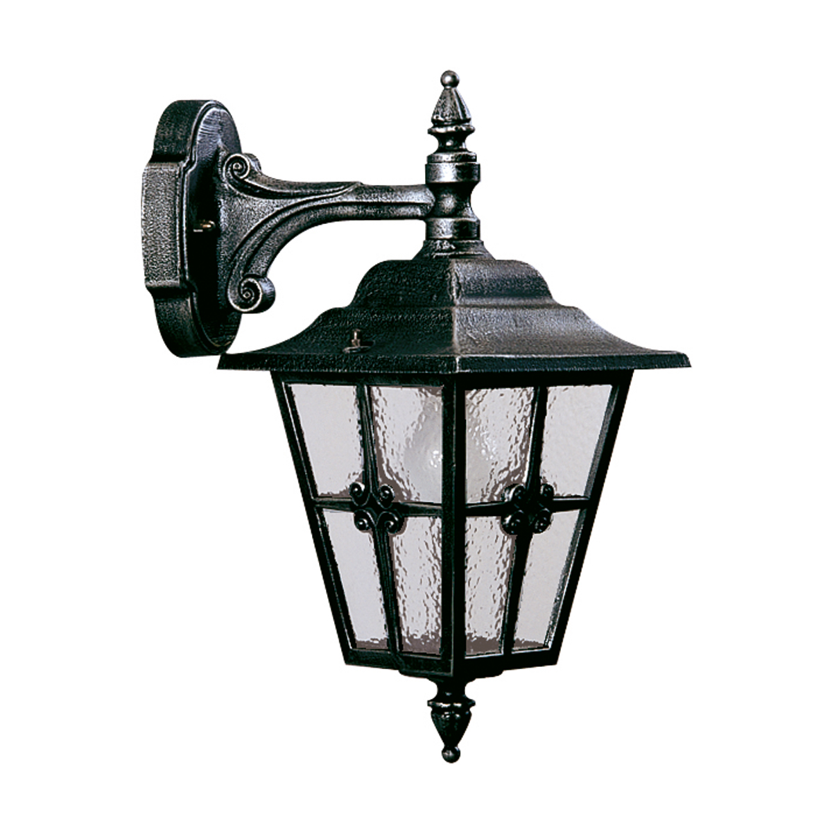 Albert Leuchten 1805 Außenwandleuchte, schwarz-silber