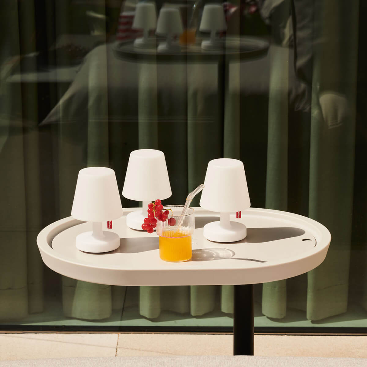 Fatboy Edison the Mini LED Akkuleuchte, 3er-Set, weiß