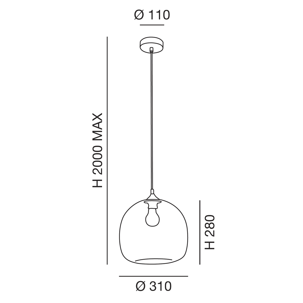 Fabas Luce Maia Pendelleuchte