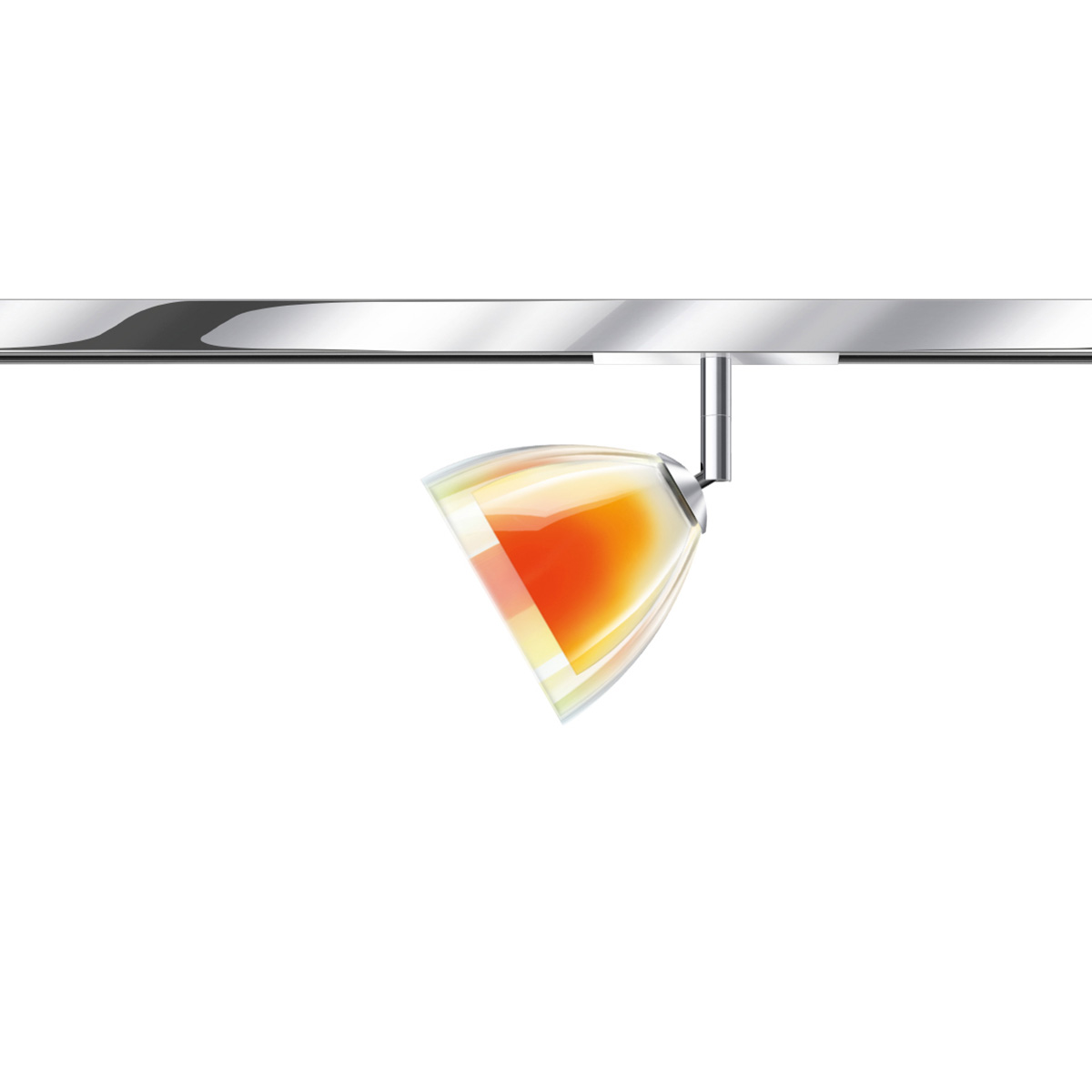 Bruck All-In Silva Spot, Chrom / dichroitisch orange-gelb