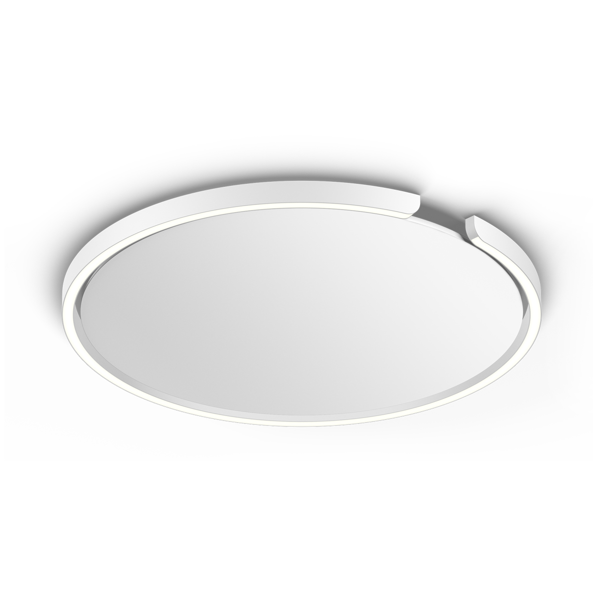 Occhio Mito soffitto 60 up narrow LED Deckenleuchte, weiß matt