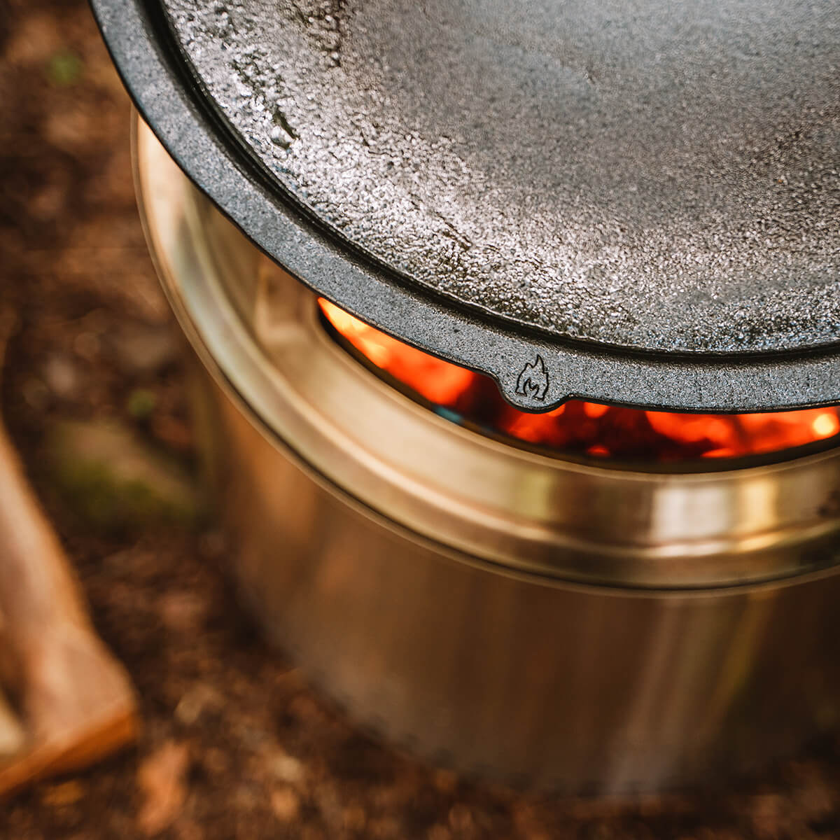 Bonfire Gusseisen-Plancha mit Aufsatz