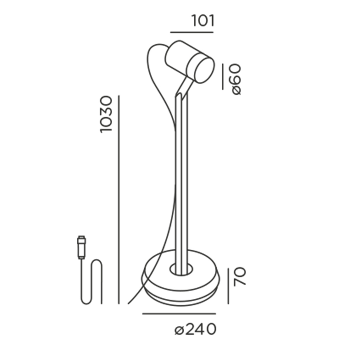 Piek Lettura LED Stehleuchte Connect