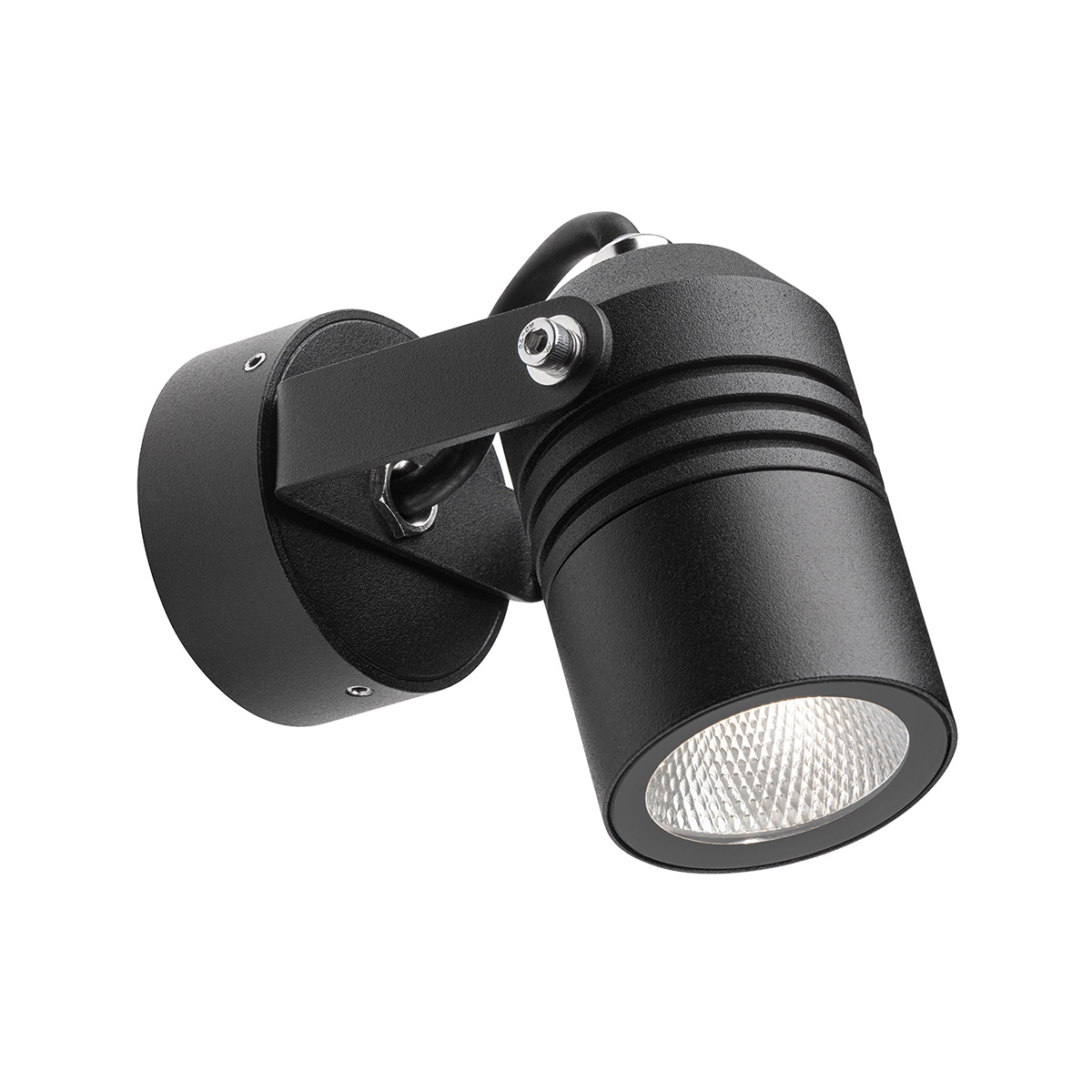 LCD Außenleuchten 5019 LED Wandstrahler, schwarz 5019 LED Wandstrahler