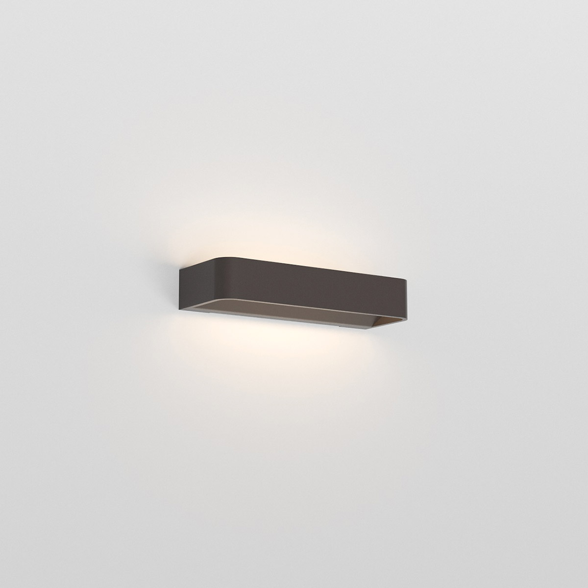 Rotaliana Frame W2 LED Wandleuchte, 2700 K, Kaffee-Braun