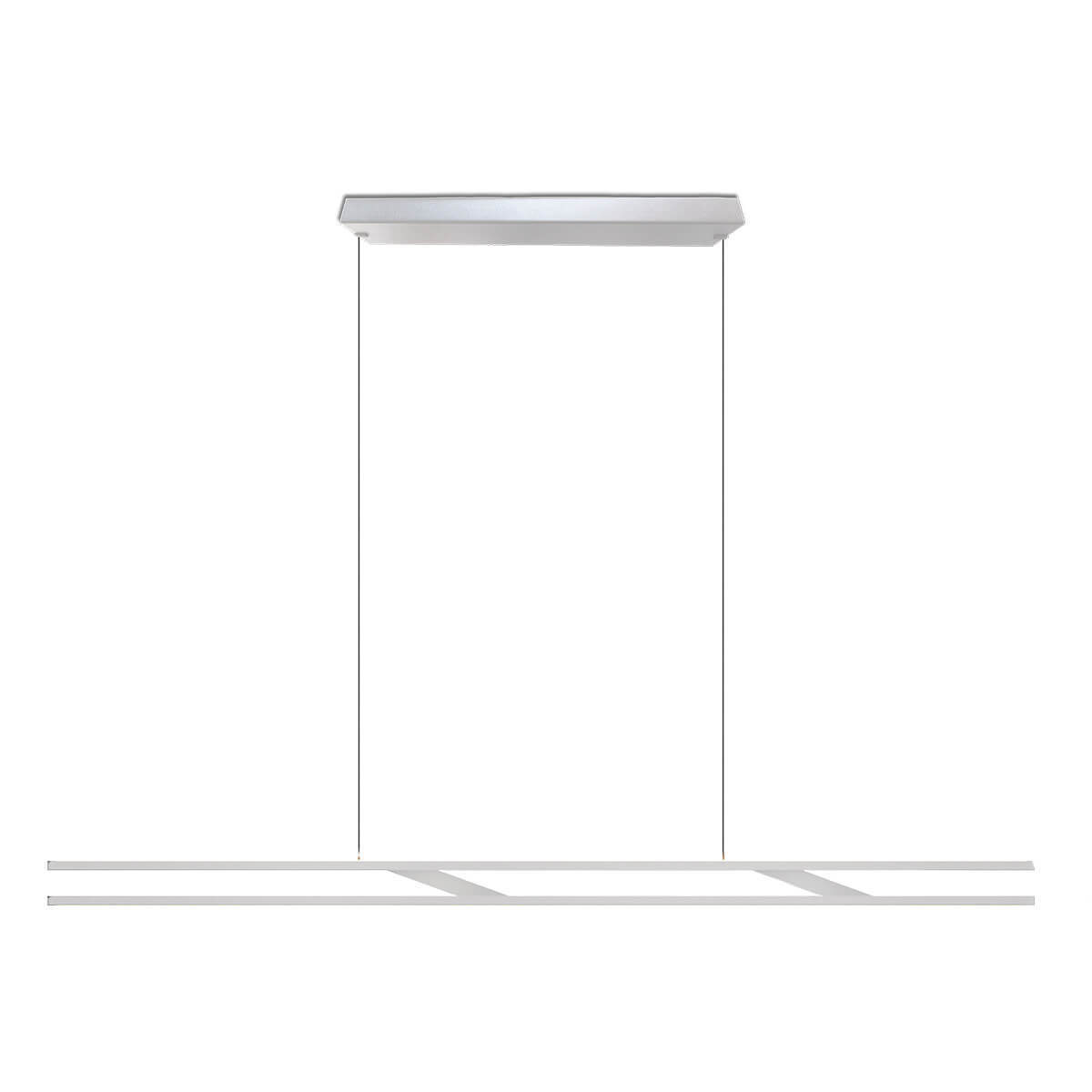 Oligo Linto LED Pendelleuchte, TW, unsichtbare Höhenverstellung, weiß matt