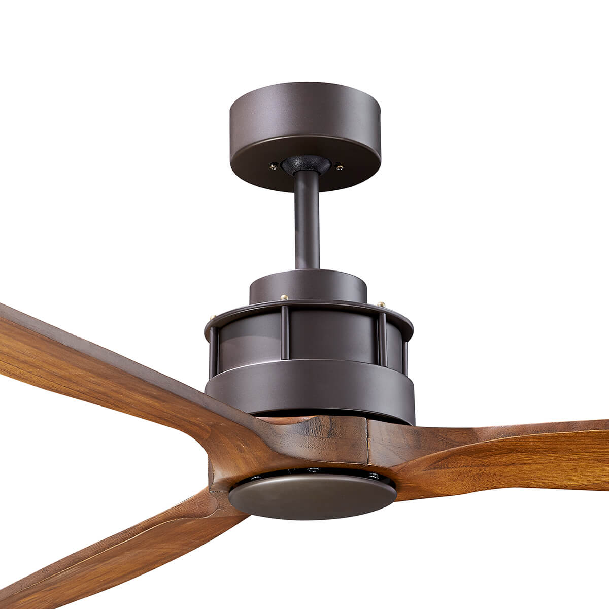 Beacon Lighting Lucci Air Airfusion Akmani Deckenventilator, Bronze matt, Flügel: Echtholz