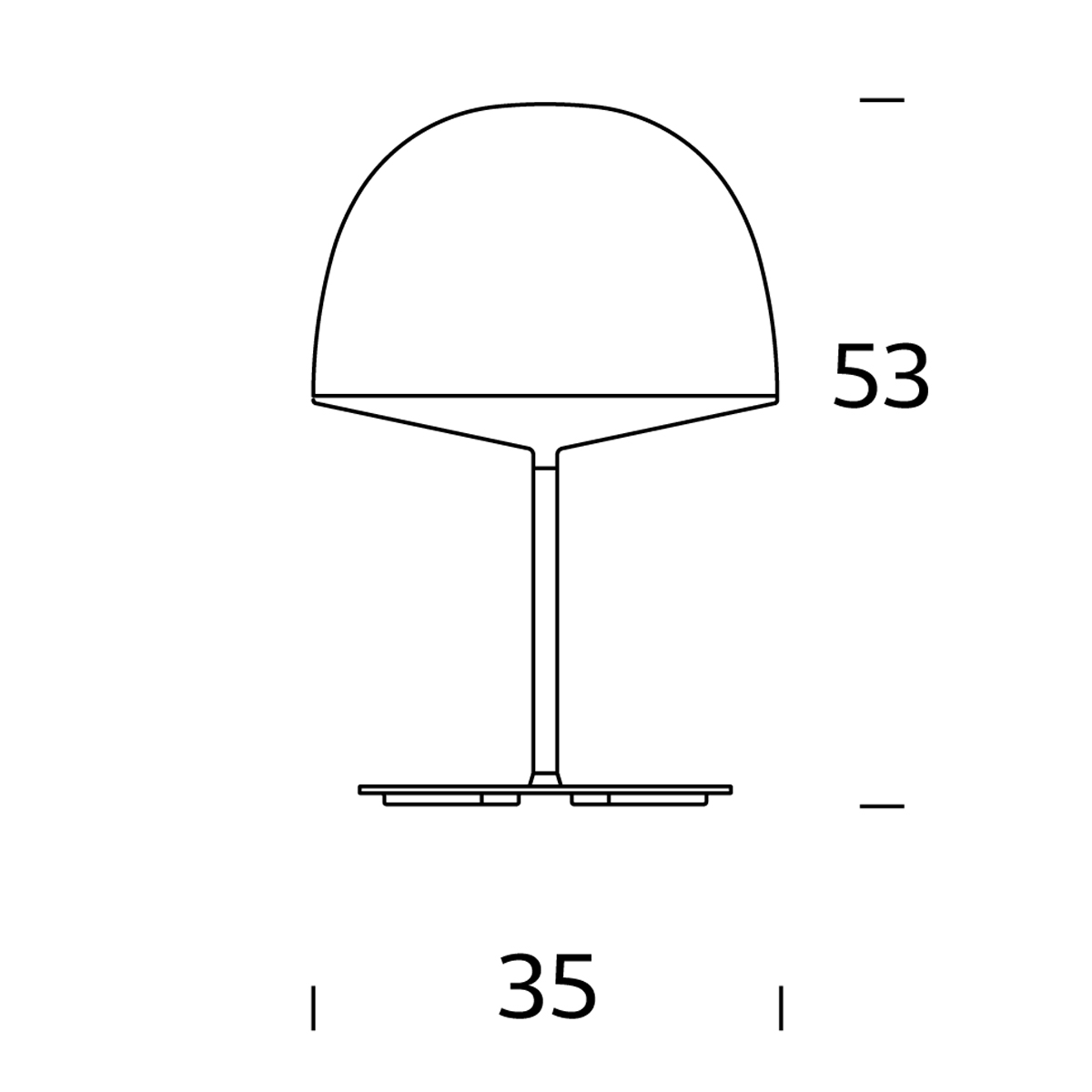 Fontana Arte Cheshire Tischleuchte