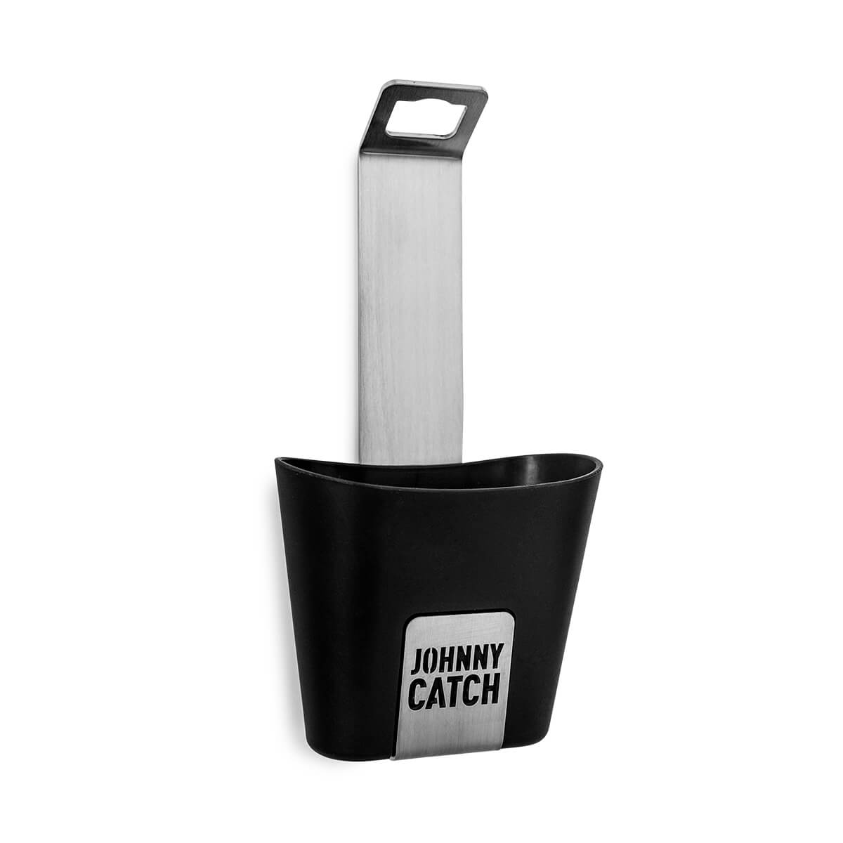 Höfats Johnny Catch Cup Wandflaschenöffner, Edelstahl gebürstet