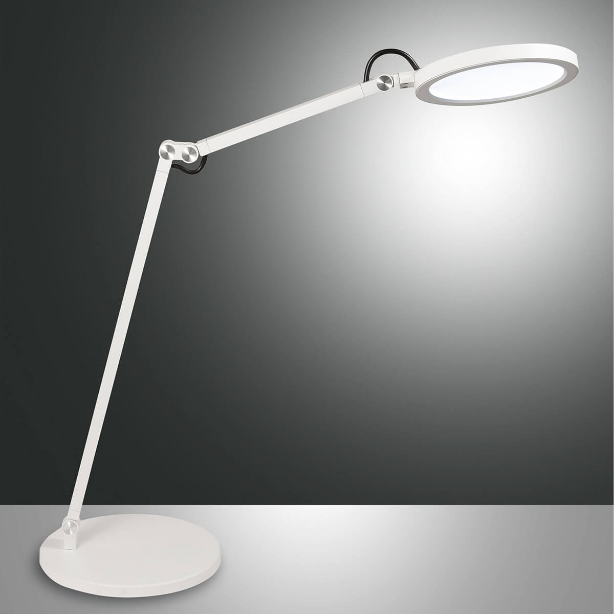 Fabas Luce Regina LED Tischleuchte, weiß