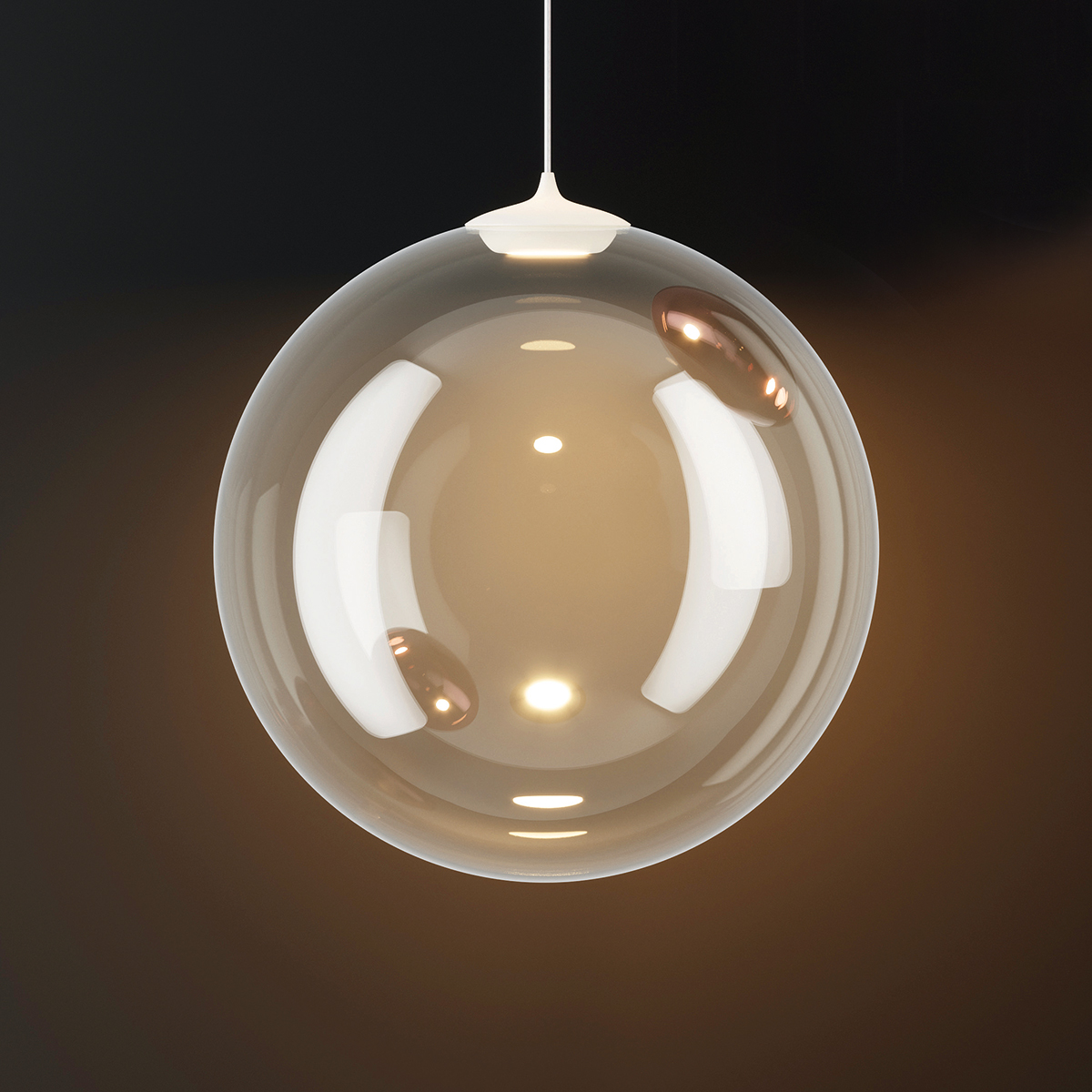 Lodes Random Solo 23 LED Pendelleuchte, Glas klar