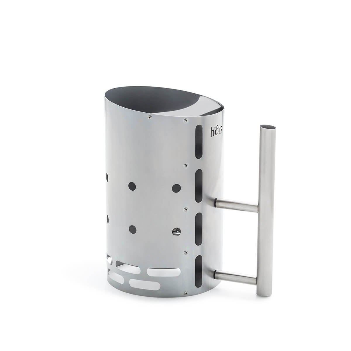 Höfats BBQ Starter Anzündkamin, Edelstahl gebürstet BBQ Starter Anzündkamin