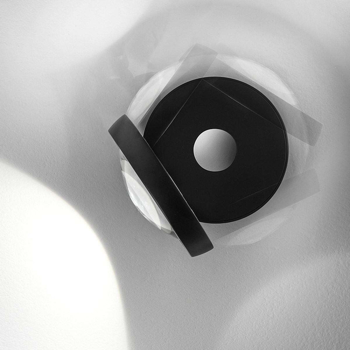 Lodes Nautilus LED Deckenleuchte, schwarz matt