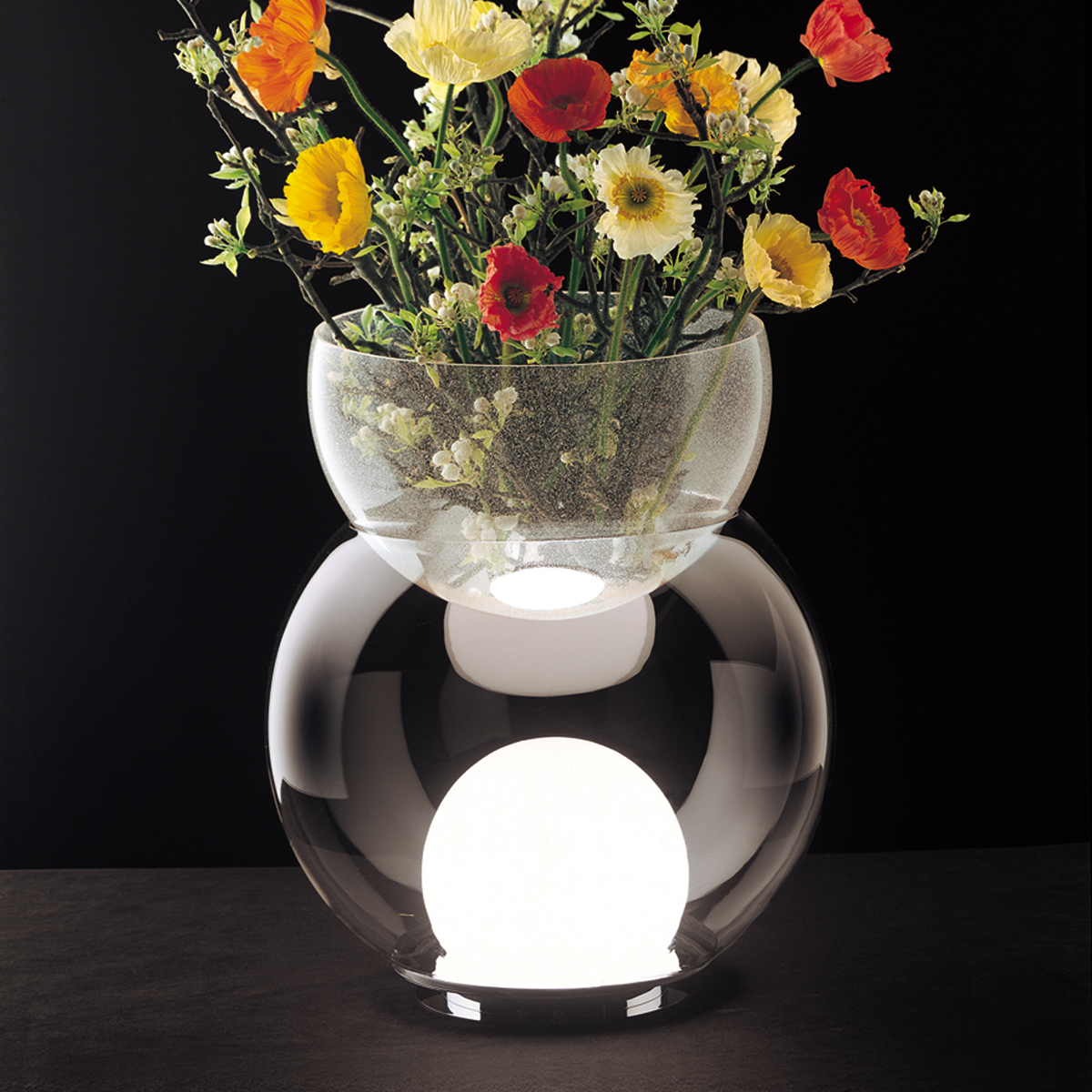 Fontana Arte Giova Tischleuchte, Glas
