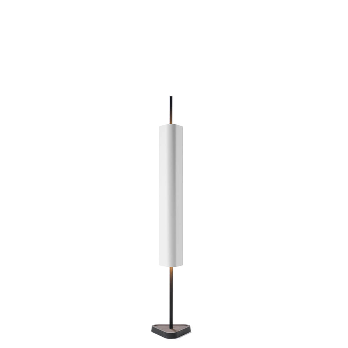 Flos EMI LED Tischleuchte, off-white (schwarz-weiß) (eingeschaltet)