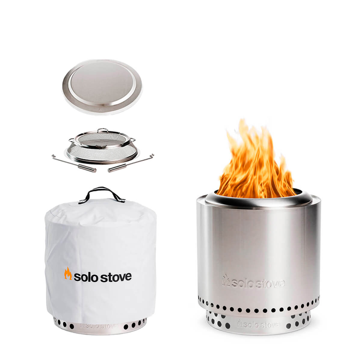 Solo Stove Ranger 2.0 Feuerschale mit Standfuß, Garten-Set, Edelstahl Ranger 2.0 Feuerschale mit Standfuß, Garten-Set