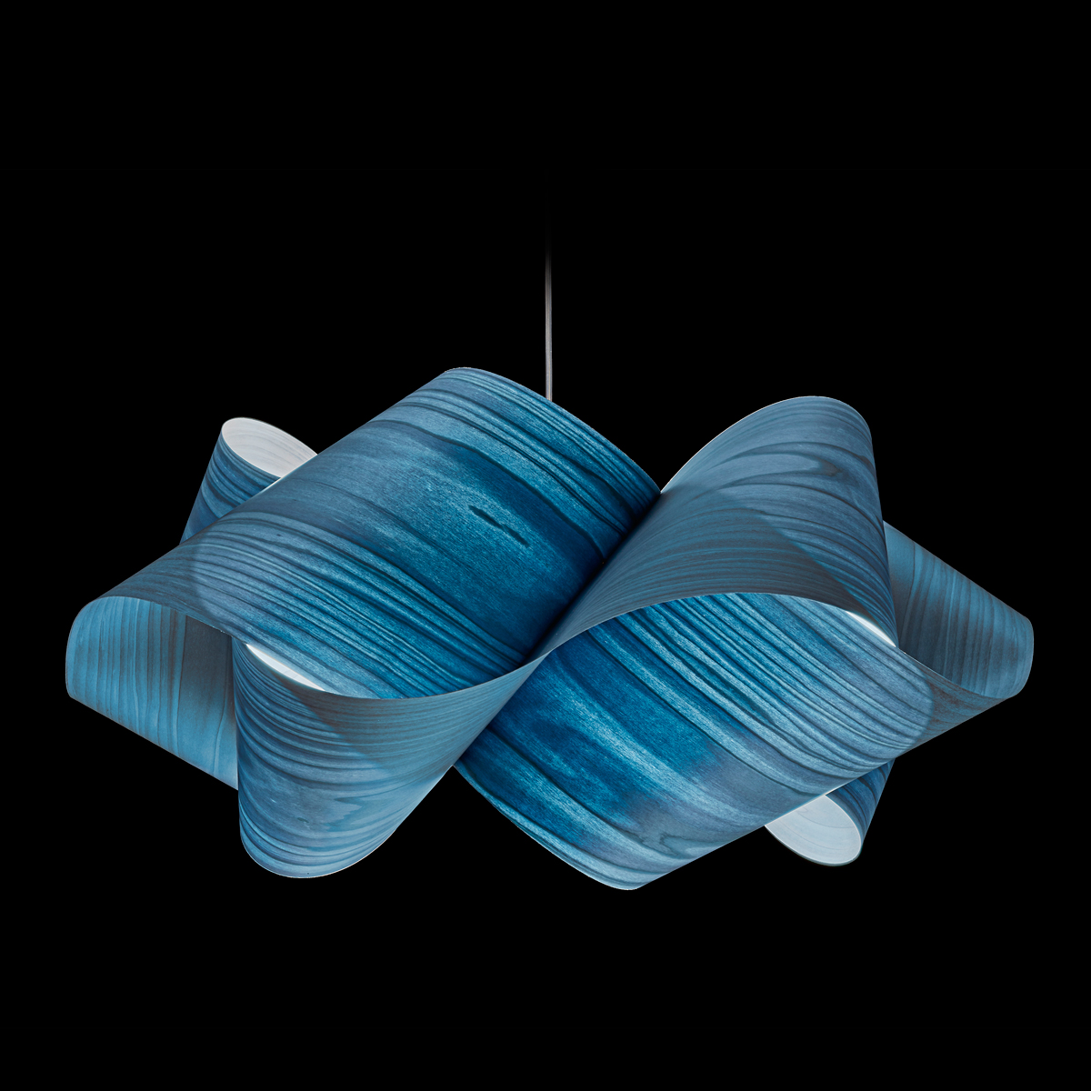 LZF Lamps Swirl Large Pendelleuchte, blau