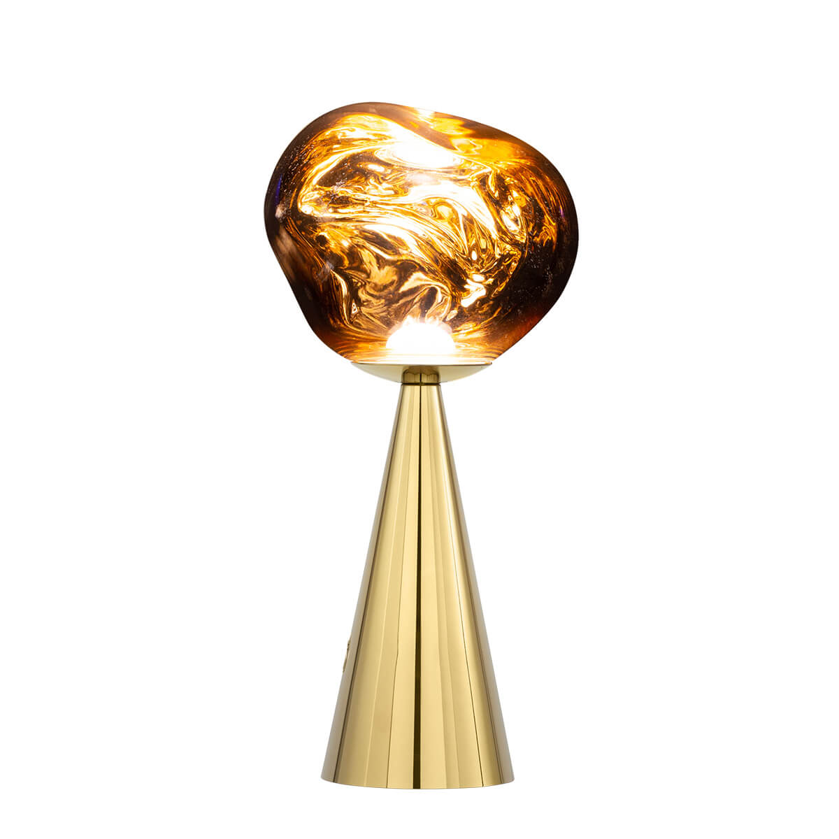 Tom Dixon Melt Portable LED Akkuleuchte, Gold