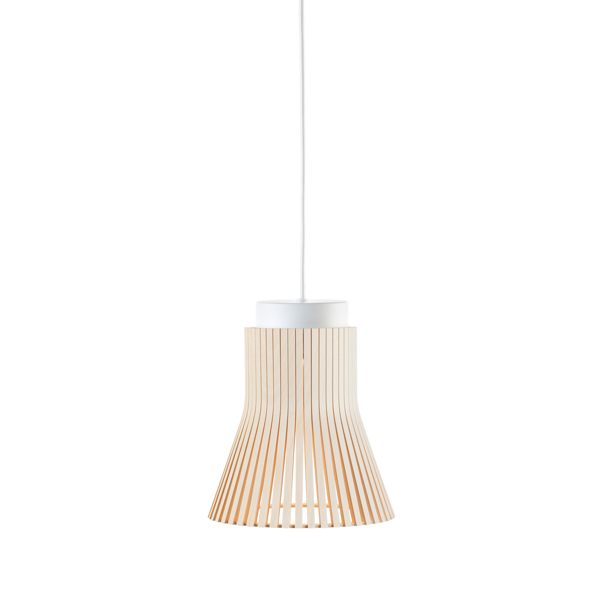 Secto Design Petite 4600 Pendelleuchte, Birke natur, Kabel: weiß