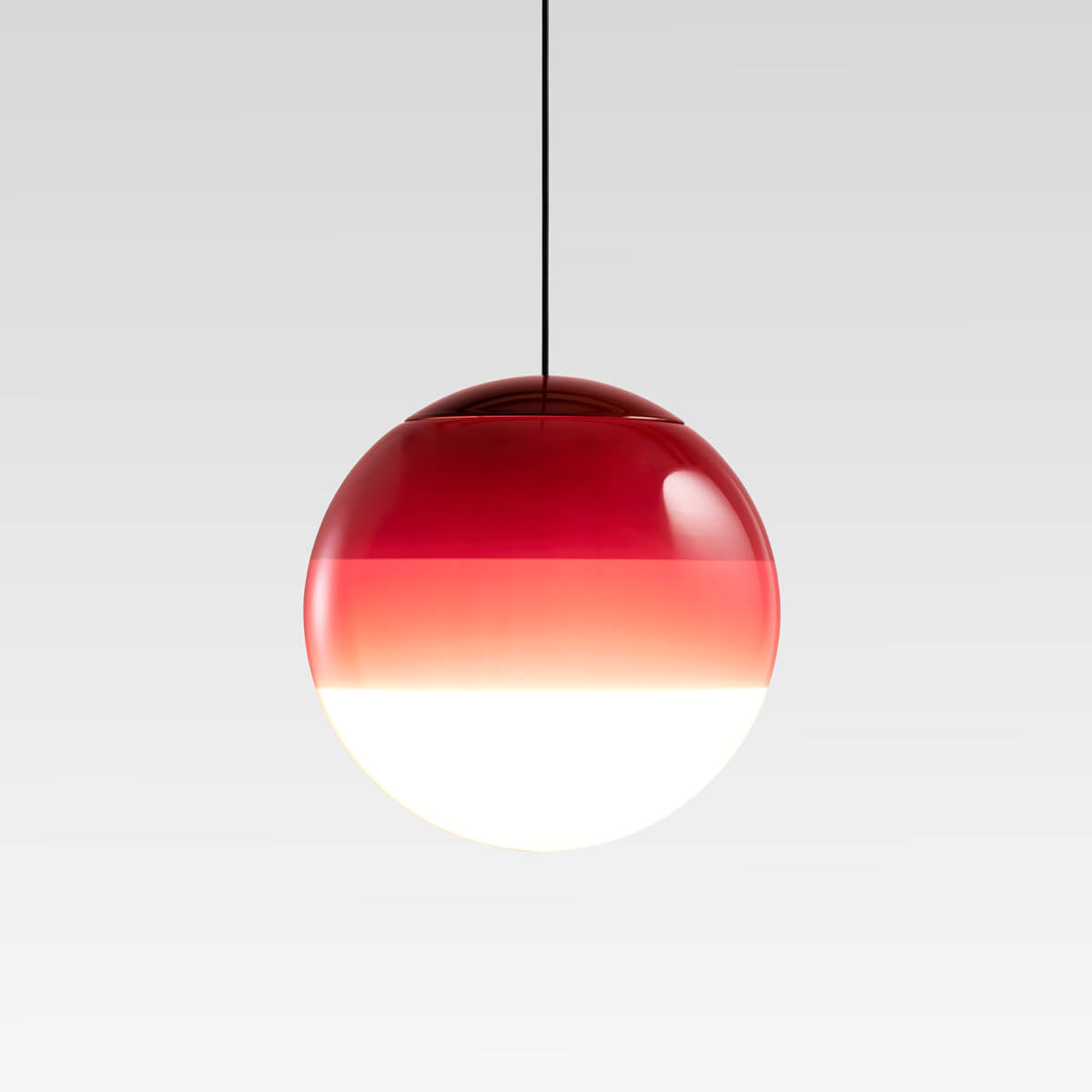 Marset Dipping Light 20 LED Pendelleuchte, bordeaux
