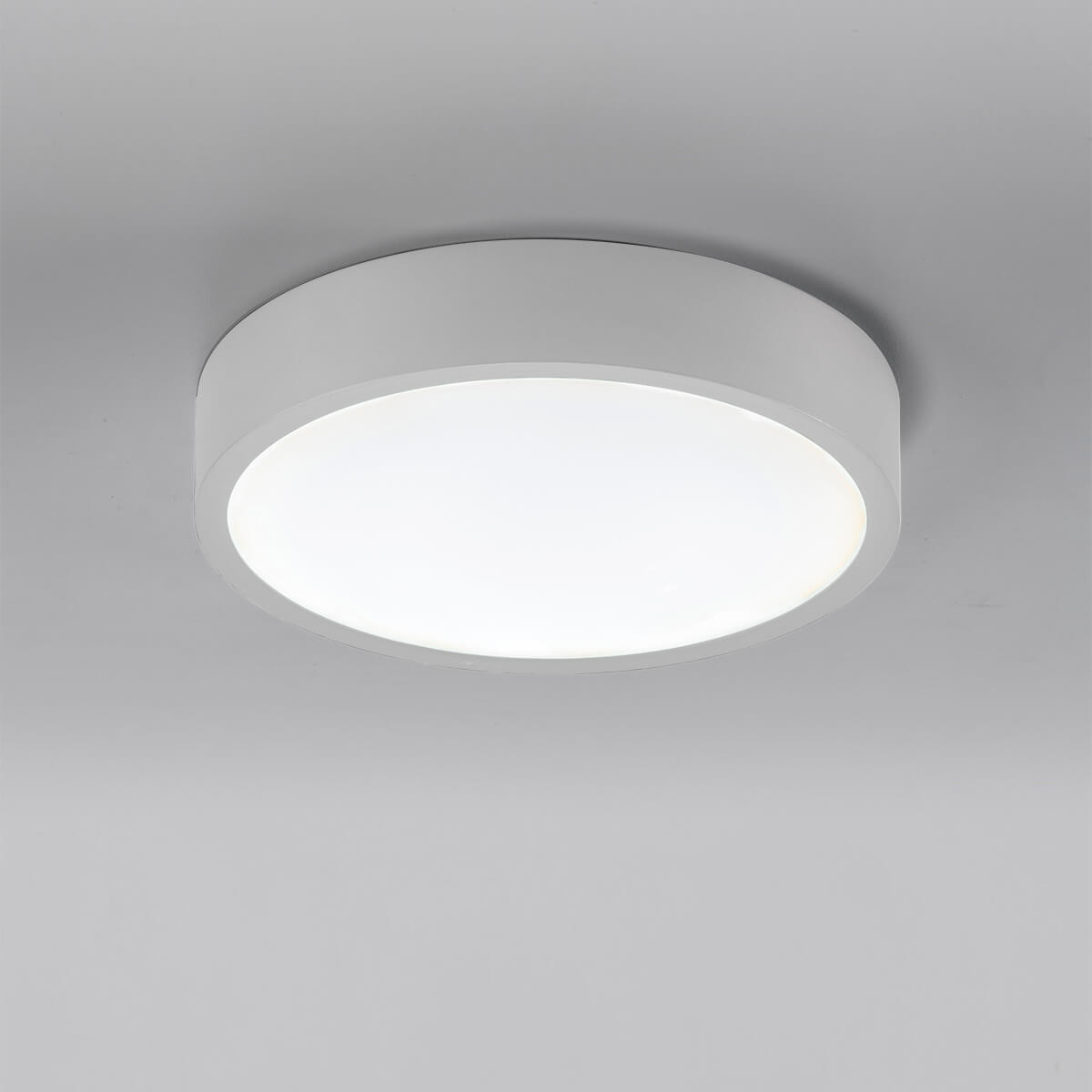 LupiaLicht Renox LED Deckenleuchte, Ø: 22,5 cm, weiß